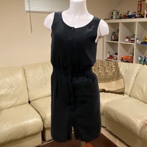 Black Button Up Theory Dress